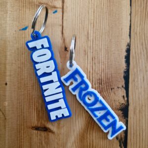 3D Printed Personalised Keychains